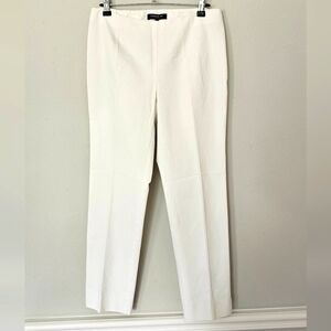 Lafayette 148 NY white side zipper  pants size 2